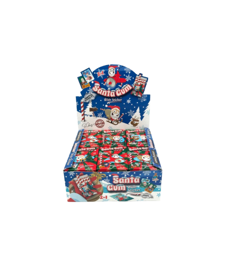 Gumă de mestecat Santa Gum cu Stickere
