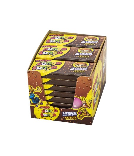 Gumă Lungă Aromă Cola – Batoane de Mestecat, 24 buc / cutie, 19g