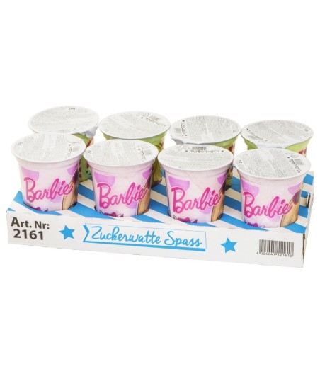 Vată de Zahăr Barbie – Dulce Pufoasă, 8 buc / cutie, 20g