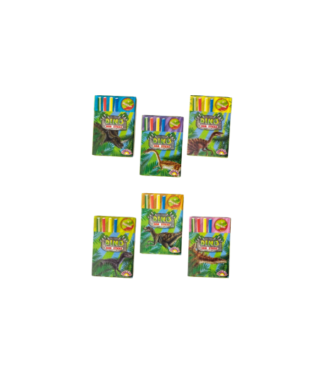 Gumă Creion Dino – Dulce cu Tematică Preistorică, 18 buc / cutie