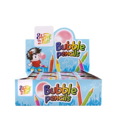 Gumă Creion – Batoane de Mestecat Colorate, 24 buc / cutie, 15g