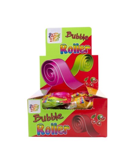 Gumă Bubble Roller Mix – Bandă de Mestecat, 40 buc / cutie, 15g