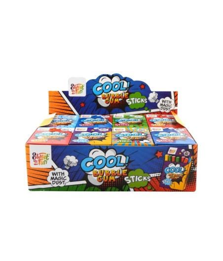 Gumă Creion cu Pudră – Dulce Interactiv, 24 buc / cutie, 10g