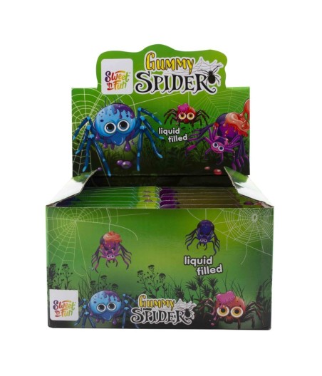 S&F Jeleuri Păianjeni cu Lichid – Cutie 16 Bucăți | Jeleuri Moi cu Umplutură
