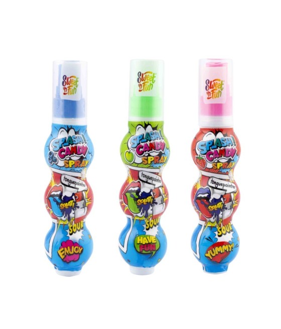 Sweet'n Fun Candy Splash Spray – 12 bucăți la cutie
