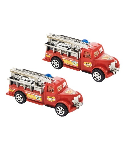Jucărie Mașină de Pompieri Clasică cu Dulciuri – Aventură și Gust pentru Copii