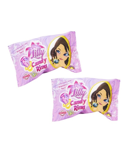 Sweet'nFun bomboane comprimate cu inel Lilly 48 bucati